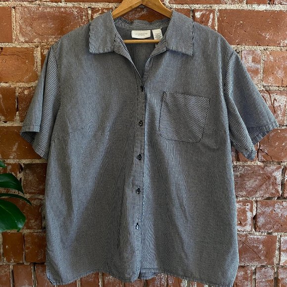 Gingham Button Up - Picture 1 of 3